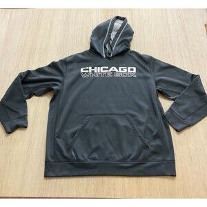 Chicago White Sox Charcoal Gray Nike Long Sleeve Hoodie Size XL MLB Slight Flaw